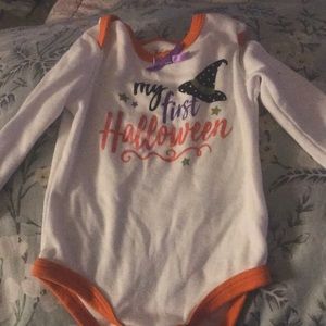 Baby girl first Halloween onesie
